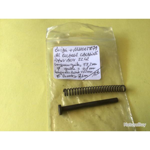VENDU PAR LE-CUIRASSIER N� 79 MASSE PERCUTANTE (GUIDE+ RESSORT )  CARABINE MANU ARM 22 LR