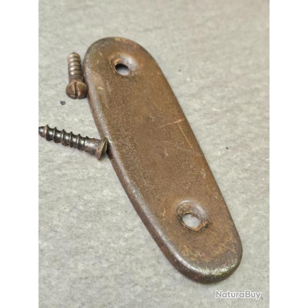 Plaque de couche d'origine pour fusil SVT 40 ww2 et ses vis