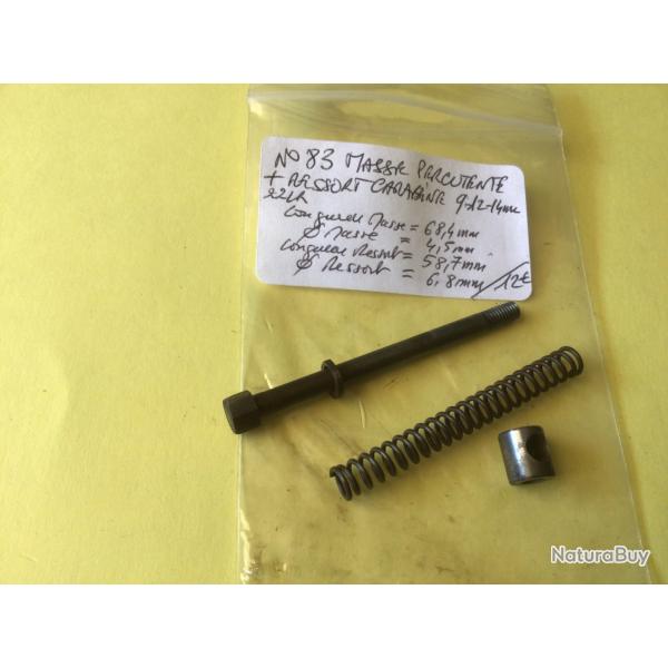 VENDU PAR LE-CUIRASSIER N� 83 MASSE PERCUTANTE (GUIDE+ RESSORT )  CARABINE JARDIN 22 LR 9/12/14 MM