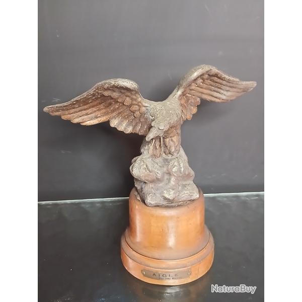 Porte-montre � gousset Art D�co repr�sentant un aigle