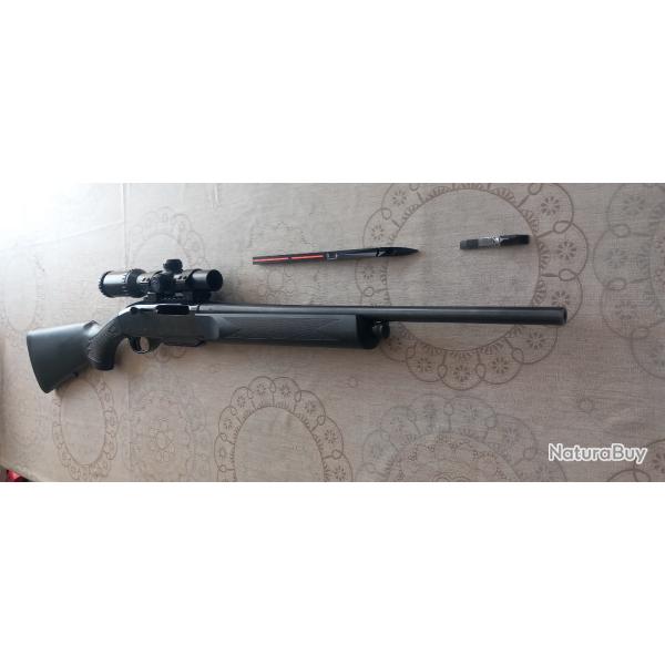 Remington 7500 en 280 REM avec lunette Hunter (Hakko) 1-4x24  R�t.4 (Croix)