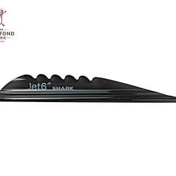 Plume Jet6 Shark 4" x50- Korea Archery - Droitier / Noir