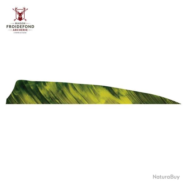 Plume Naturelle Shield 4" - Gateway - Jaune / Droitier RW