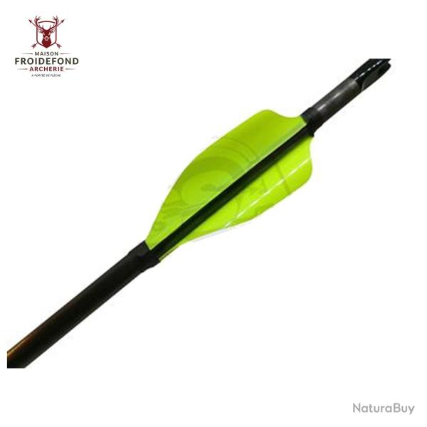 Plume Spin Round 50 mm par 50 - XS Wings - Droitier / Vert pomme