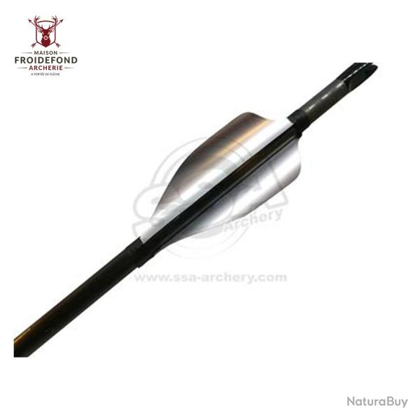 Plume Spin Round 50 mm par 50 - XS Wings - Droitier / Argent