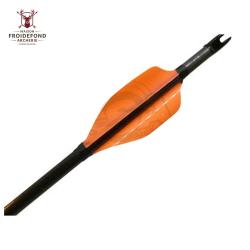 Plume Spin Round 50 mm par 50 - XS Wings - Gaucher / Orange Fluo