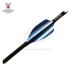 Plume Spin Round 50 mm par 50 - XS Wings - Gaucher / Bleu Ciel M&eacute;tallique