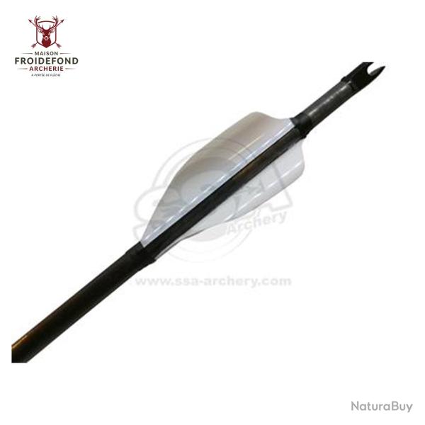 Plume Spin Round 50 mm par 50 - XS Wings - Gaucher / Blanc