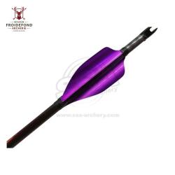 Plume Spin Round 50 mm par 50 - XS Wings - Gaucher / Violet M&eacute;tallique