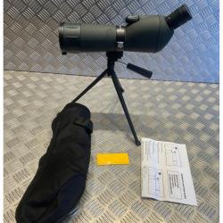 lunette observation monoculaire 20-60x60 etui transport et trepied longue vue
