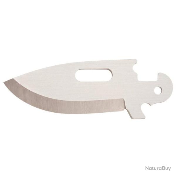 Set de 3 Lames Cold Steel pour Clic-N-Cut - Lame 64mm Drop Point / Li - Drop Point / Lisse