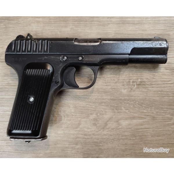 ENCHERES 1� sans r�serve - Pistolet TOKAREV mod�le TT33 - Tula 1937 - Calibre 7,62x25 (Occasion)
