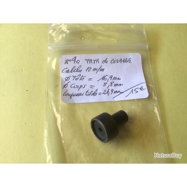 VENDU PAR LE-CUIRASSIER N�90  T�TE DE CULASSE CARABINE  CALIBRE 12 MM