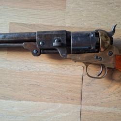 Revolver poudre noir type colt navy