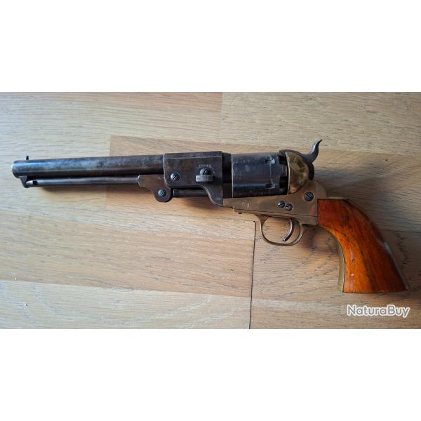 Revolver poudre noir type colt navy
