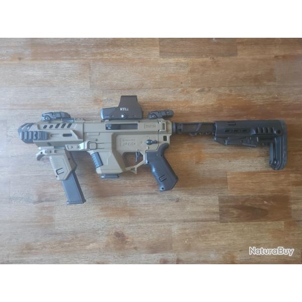 Kit conversion PIX+TAN RECOVER pour GLOCK 17-19 ETAT IRREPROCHABLE + Point rouge RTI