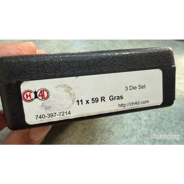 Jeu d'outils CH4D 11 x 59 R Gras Chassepot