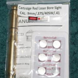 Douille de r&eacute;glage Laser Rouge Cal. 9mm - 375 - 40SW -41
