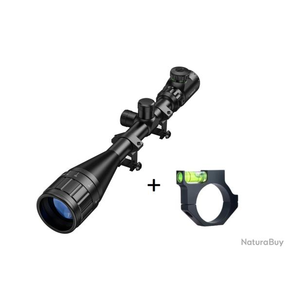 Lunette de tir CVLife 6-24x50 AOE � r�ticule lumineux + Niveau � bulle