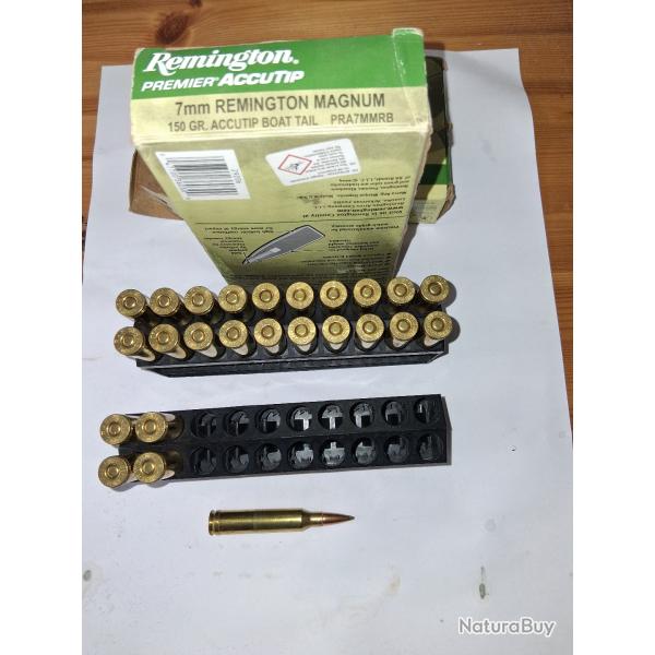 Balles calibre 7 Remington Magnum