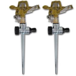 Arroseurs impulsion zinc cuivre port&eacute;e 12 m r&eacute;glables lot 2