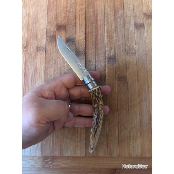 Opinel bois de cerf num�ro 8 inox