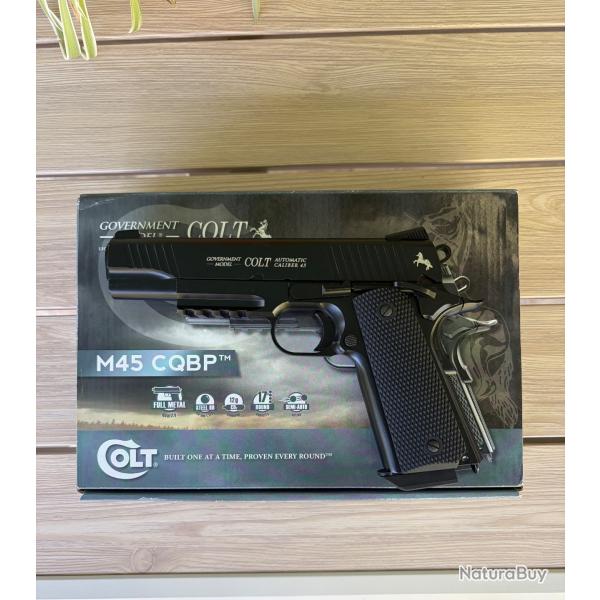 Pistolet Colt M45 CQBP Umarex CO2 4,5 mm BB Full Metal + accessoires - � r�parer