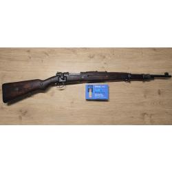 CARABINE &Agrave; VERROU CZ BRNO MOD&Egrave;LE 1908/34 BR&Eacute;SILIEN CALIBRE 7X57 MAUSER + 120 CARTOUCHES PPU
