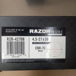 Vortex Razor HD Gen II 4.5-27x56 - EBR-7C FFP