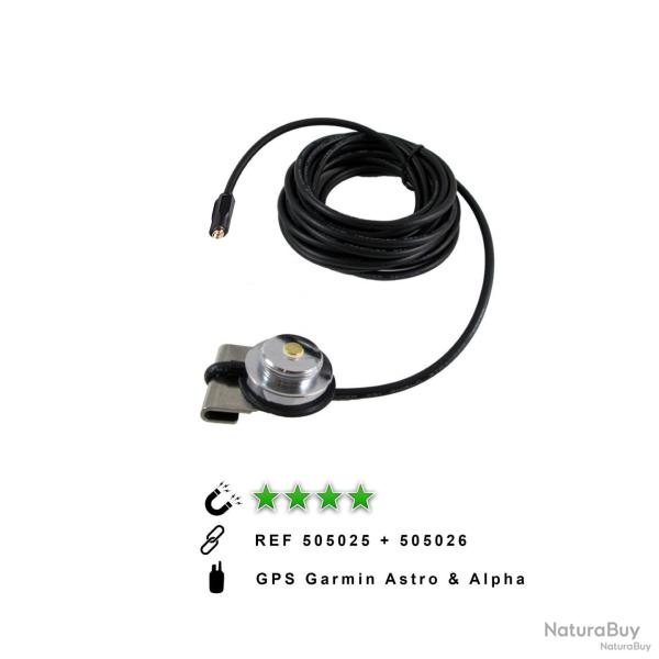 Support d'Antenne Black Edition 4x4 RoG - C�ble 3,5 m GPS Chasse