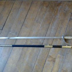 &eacute;p&eacute;e d'officier Marine allemande WKC Solingen complet avec fourreau - Moderne