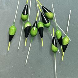 10 FLOTTEURS EN BALSA 0,3 Grs