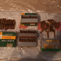 Lot de 100 Douilles 8x57 JRS  tir&eacute;s 1 fois