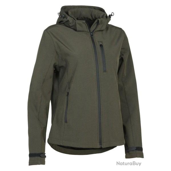 Blouson softshell femme kaki PERCUSSION-XL