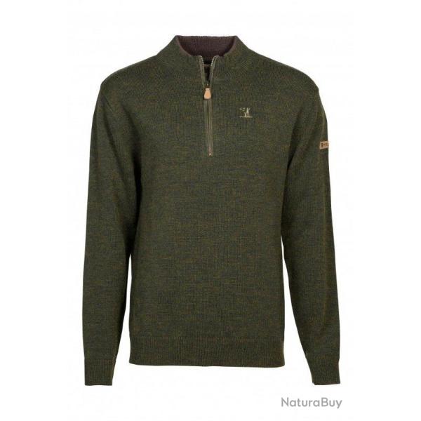 Pull Chasse Femme col chemin�e brod� PERCUSSION-XL