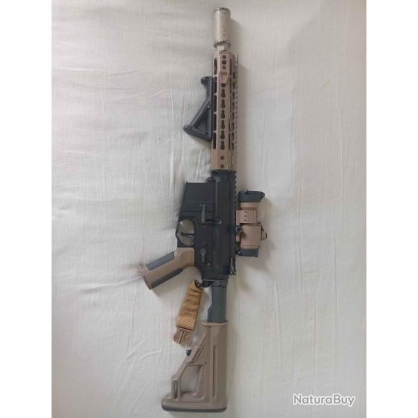 M4  AM-013 tan ares AEG avec MOSFET + Upgrade