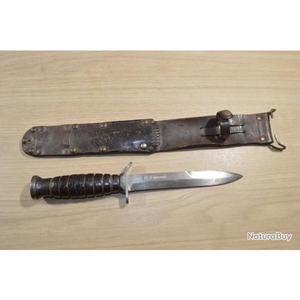 Couteau de combat USM3 Imperial Fourreau USM6 Indo Indochine  Fran�ais Poignard 1 er type USA