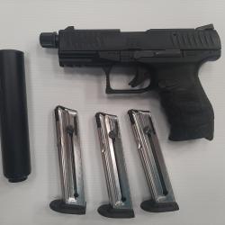 Walther PPQ Tactical M2 + 3 chargeurs+ silencieux