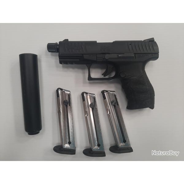 Walther PPQ Tactical M2 + 3 chargeurs+ silencieux