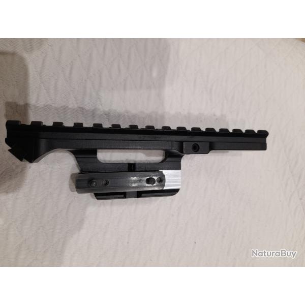 Support rail lunette pour carabine BSA MARK II