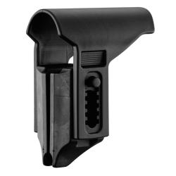 Appui joue r&eacute;glable pour crosse DLG Tactical noire