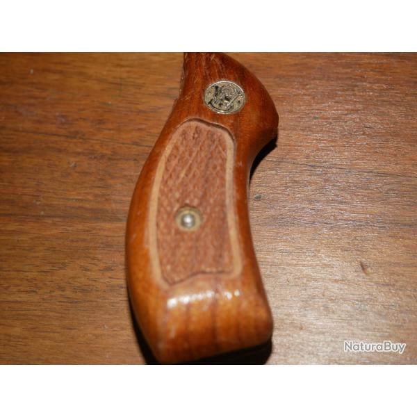 Plaquettes en bois d'origine de S&W carcasse J