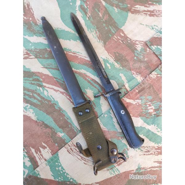 Ba�onnette norv�gienne mod�le 1894 modifi�e pour M1 Carbine US M1 carabine rare