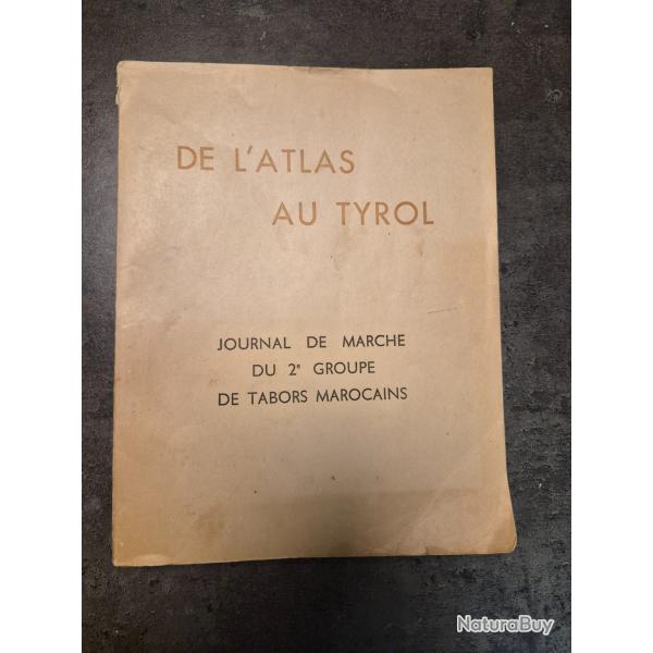 Rare - Journal de marche du 2e GTM : De l'Atlas au Tyrol (1946) - COMPLET