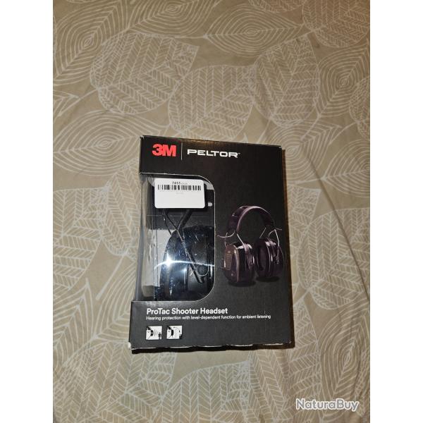 Casque antibruit �lectronique 3M PELTOR ProTac Shooter