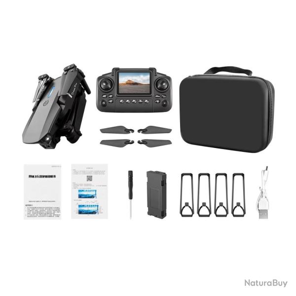 Drone Cam�ra 8K E88Pro Manette �cran Int�gr� Vol Stationnaire Observation Nature