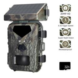 Cam&eacute;ra Chasse D&eacute;clenchement 0.3s 20MP/1080P Vision Nocturne D&eacute;tection Mouvement Surveillance