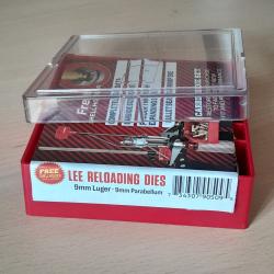 jeu d'outils lee + racourcisseur de douille 9mm luger-parabellum