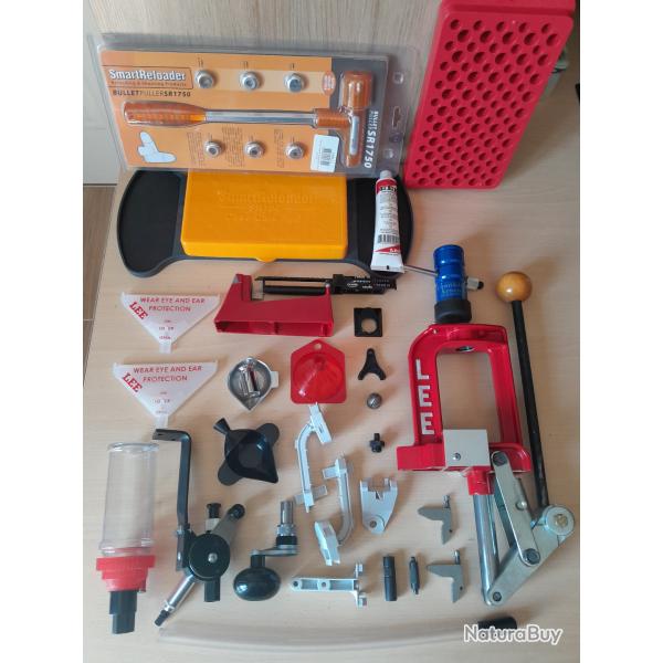 Presse de rechargement LEE BREECH LOCK + accessoires