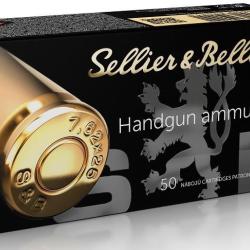 Munitions Sellier & Bellot 7,62X25 TOK-FMJ 85 grains par 50